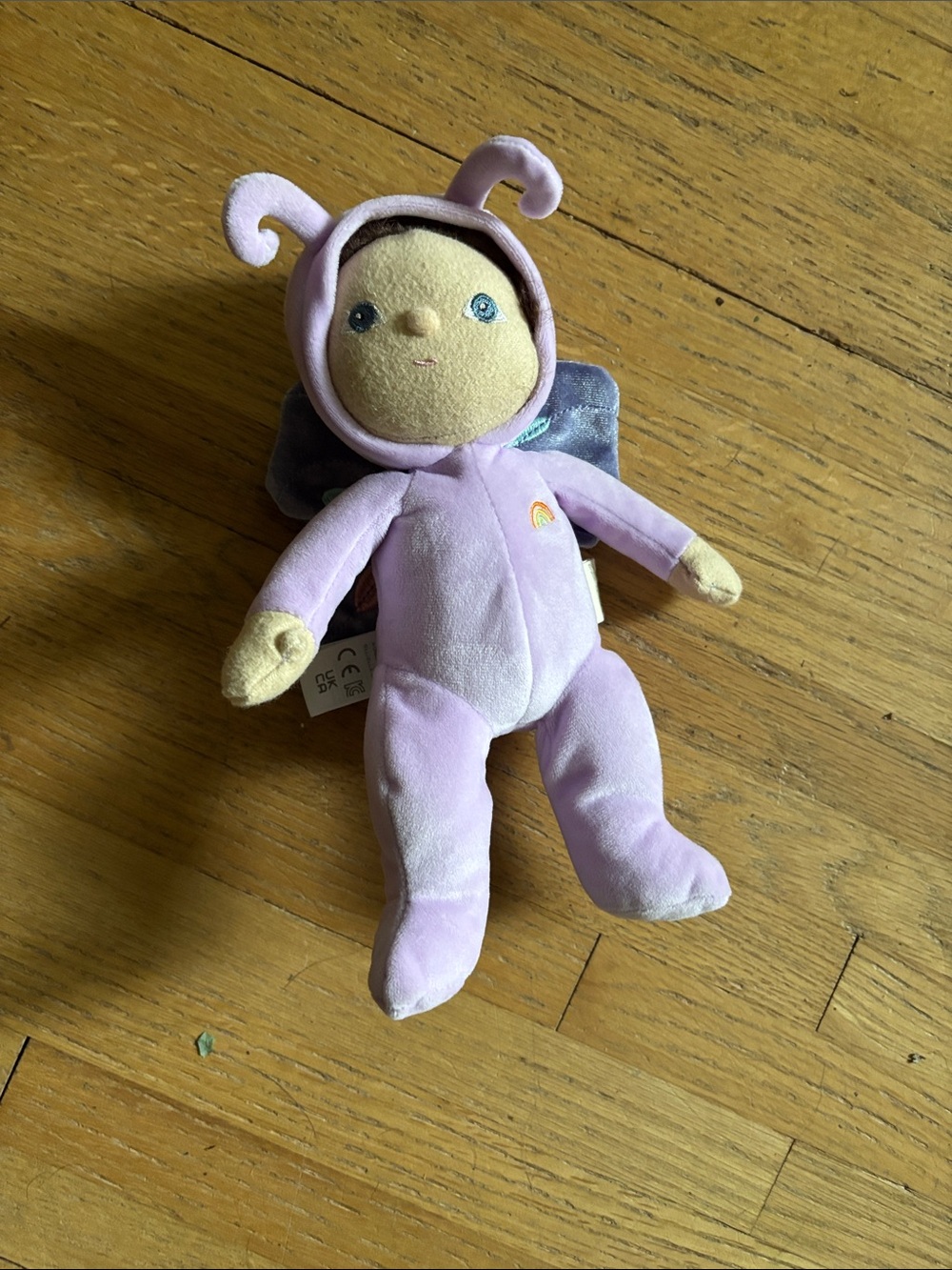Dinky Dinkum Doll in Lavender Butterfly Costume